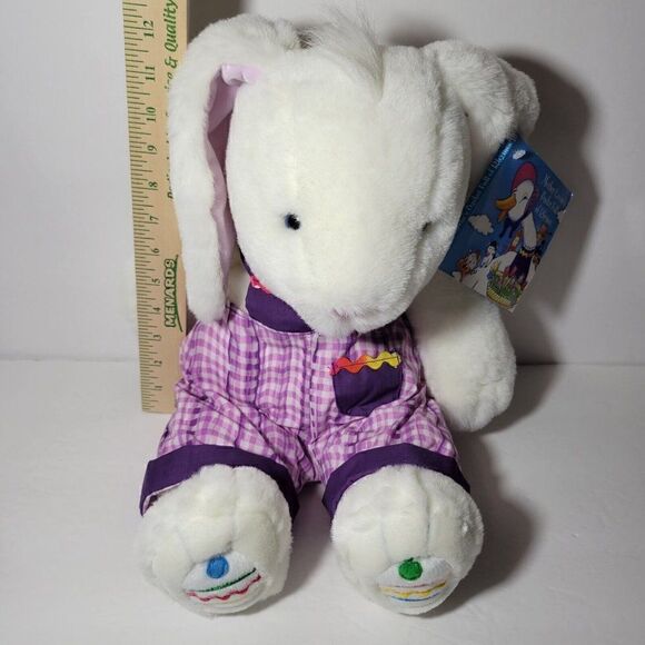 Commonwealth Easter Bunny Rabbit Plush Decorative Egg Feet Animal 1998 Target - Picture 12 of 14
